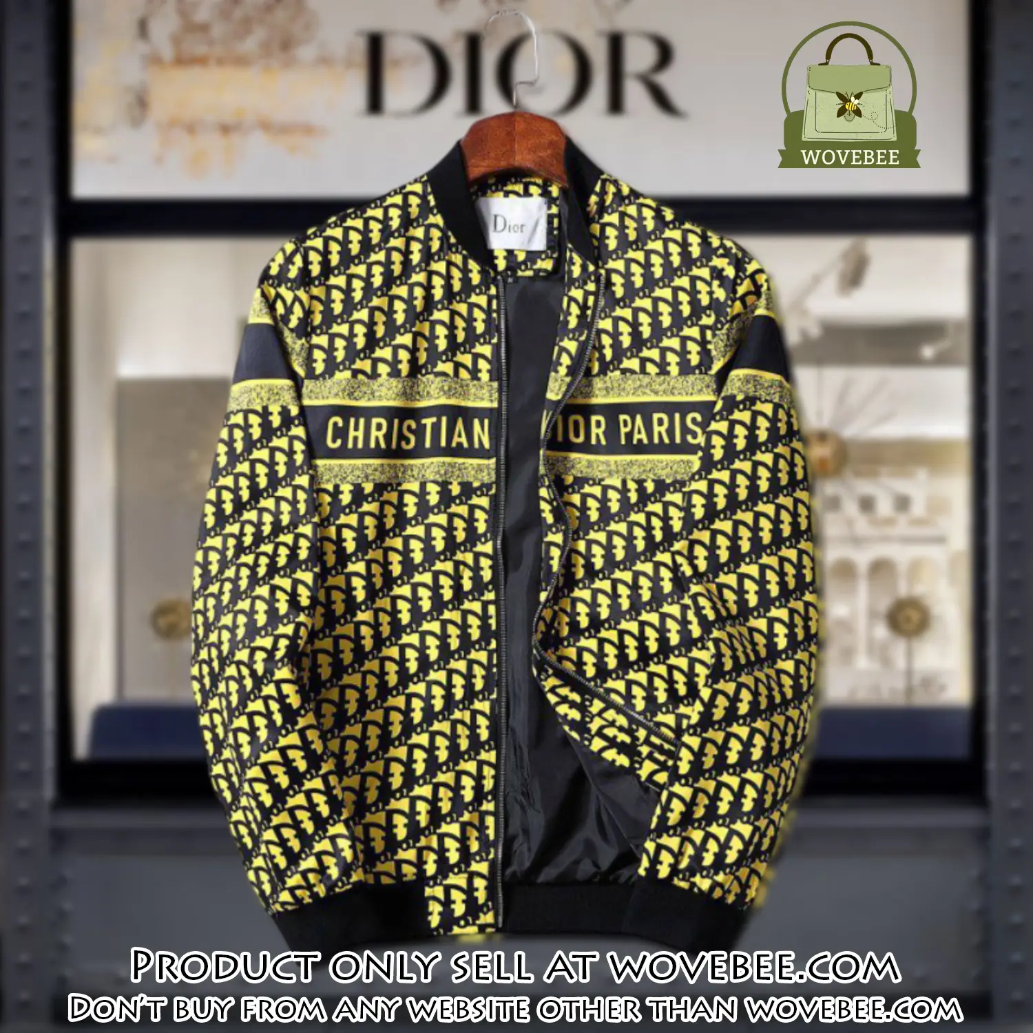 Dior luxury brand varsity zipper jacket vst1034 wvb1315042
